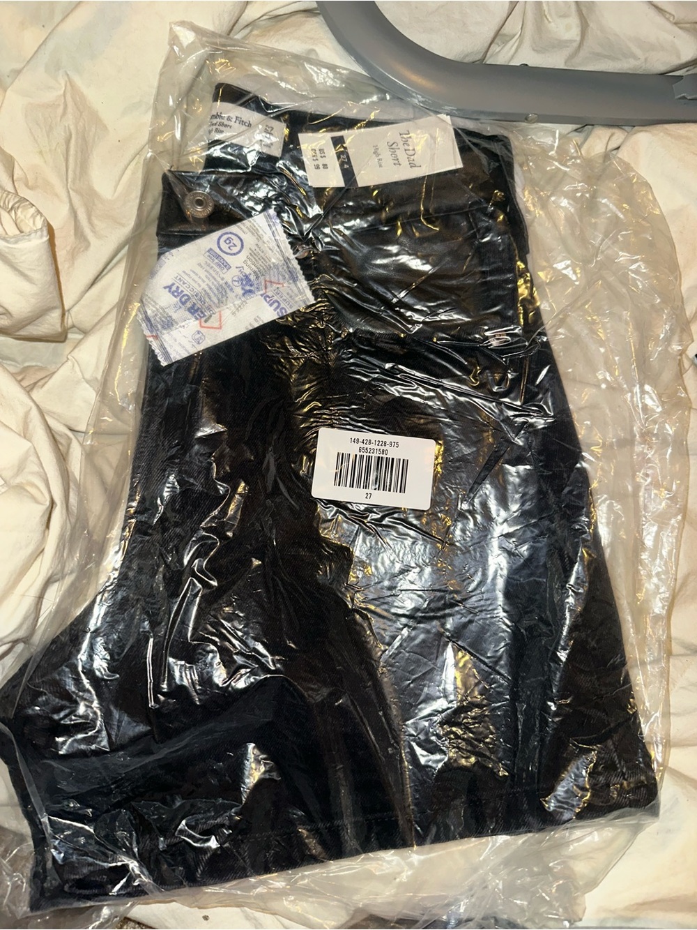 Abercrombie & Fitch Black Faux Leather Pants